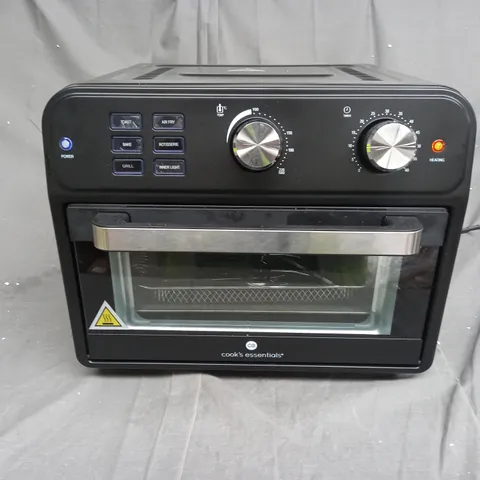 BOXED COOK'S ESSENTIAL 21-LITRE AIRFRYER OVEN IN BLACK