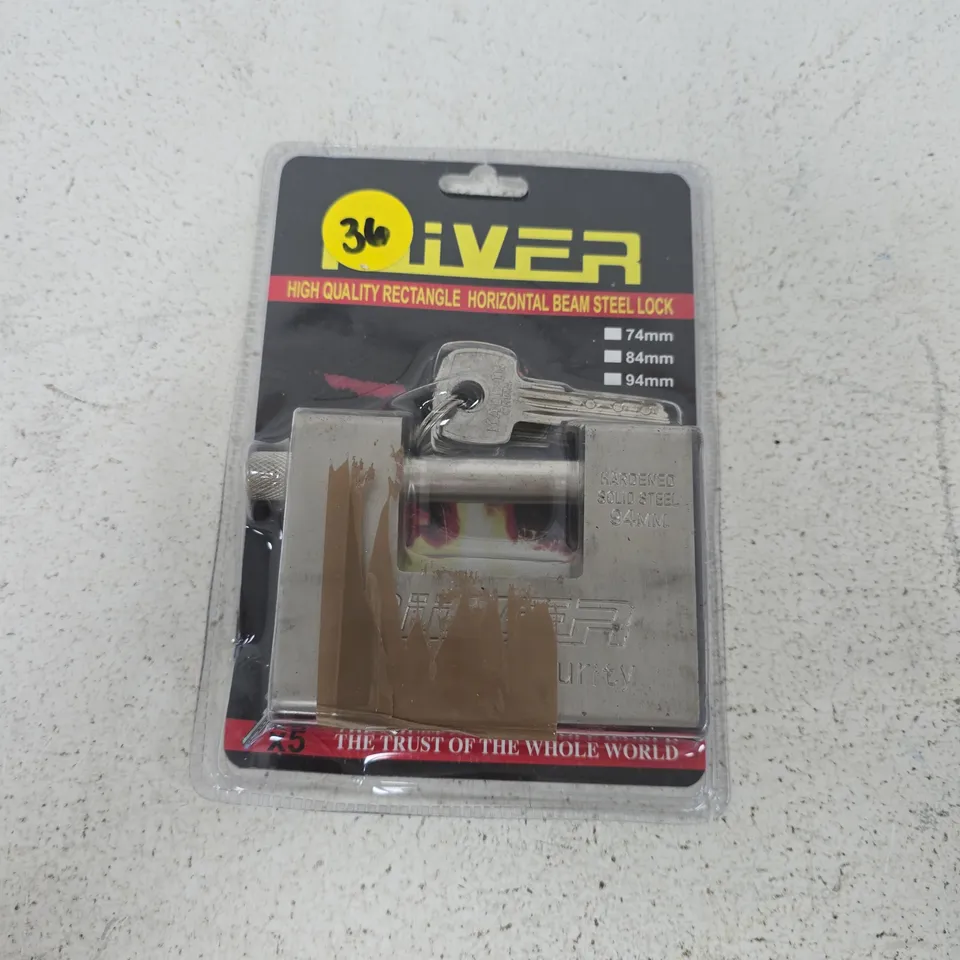 RIIVER 94MM RECTANGLE HORIZONTAL BEAM STEEL LOCK