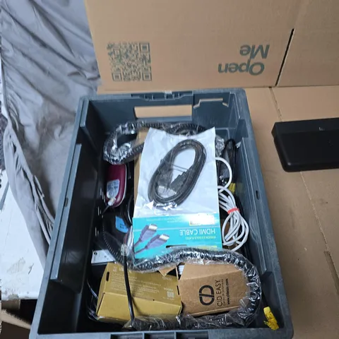 TOTE OF APPROXIMATELY 15 ASSORTED ITEMS TO INCLUDE: EE BROADBAND ROUTER