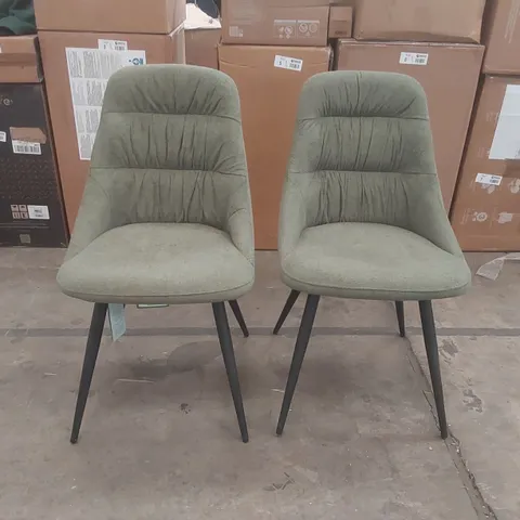 PAIR OF SHANKAR UPHOLSTERED DINING CHAIRS