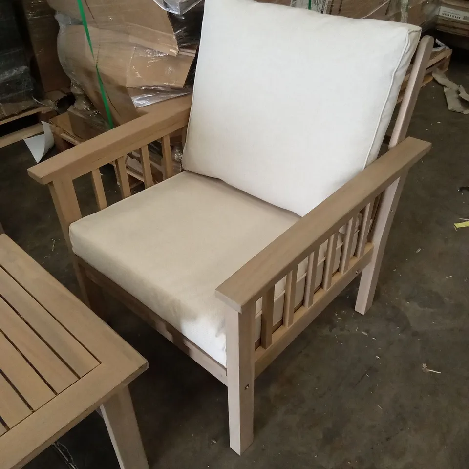 DESIGNER OUTDOOR PATIO SOFA SET WITH COFFEE TABLE