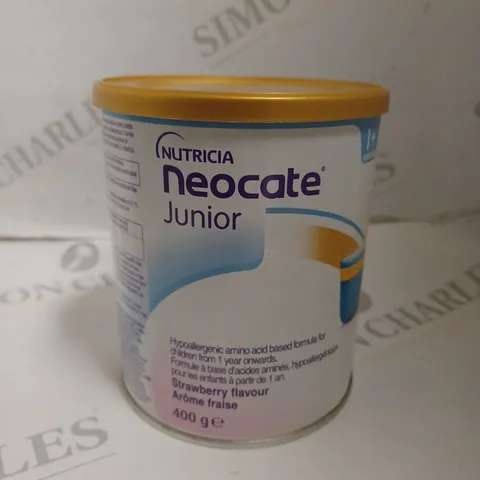 SEALED NUTRICIA NEOCATE JUNIOR HYPOALLERGENIC AMINO ACID BASED POWDER - 400G - STRAWBERRY