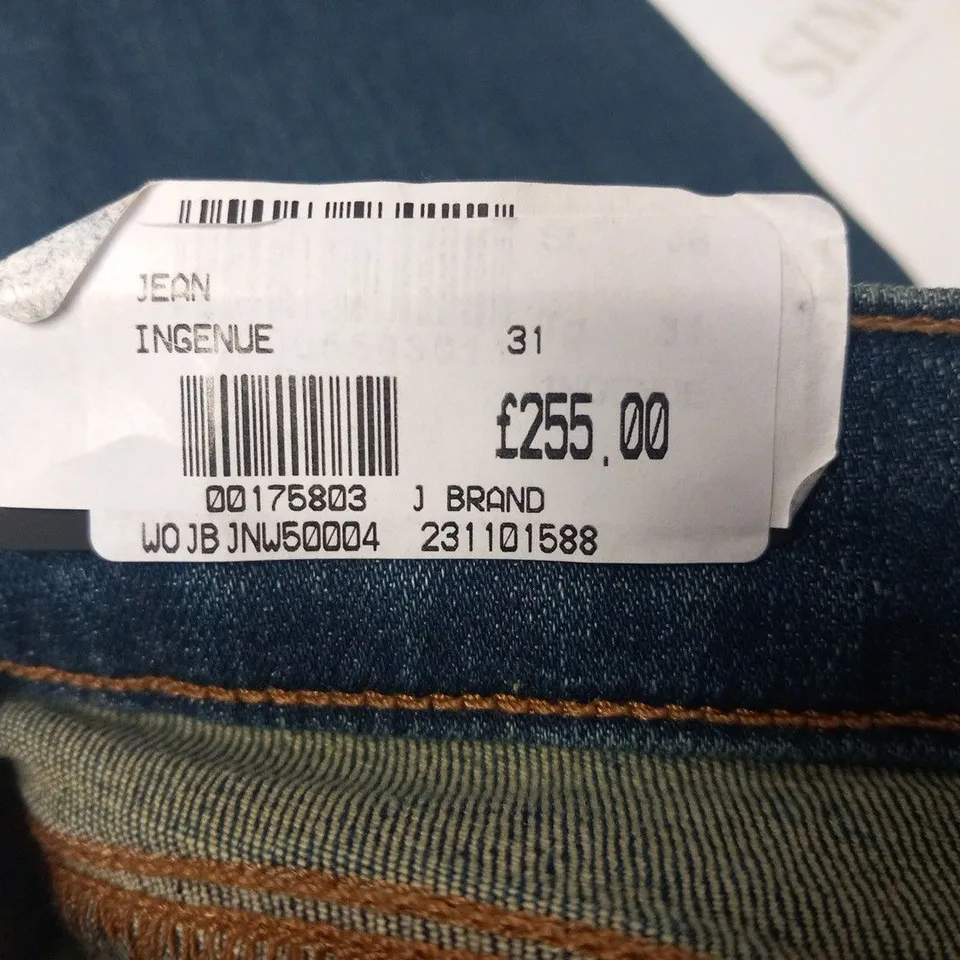 J BRAND MARIA HIGH RISE SKINNY LEG INGENUE JEAN SIZE 31