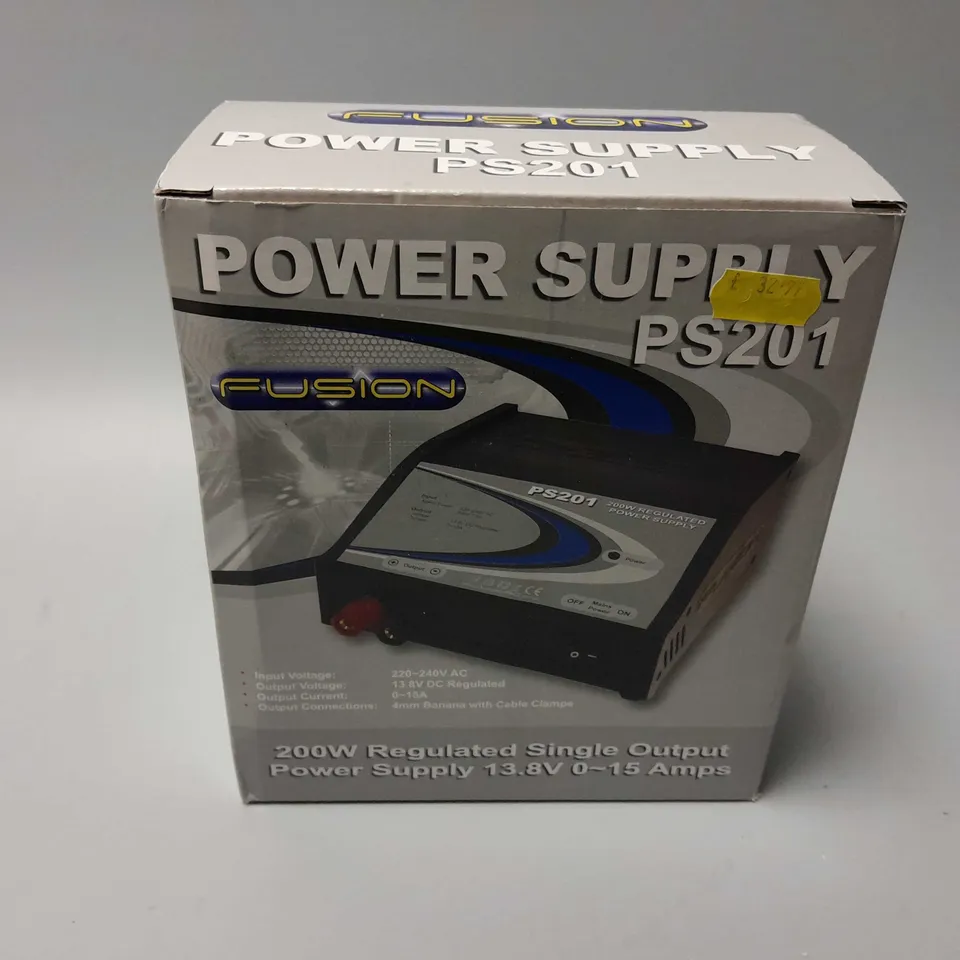 BOXED FUSION 200W REGULATED SINGLE OUTPUT POWER SUPPLY