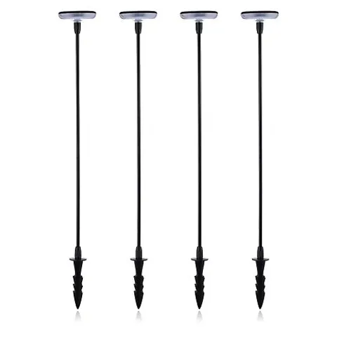 GRUMPY GARDENER SET OF 4 SWAY SOLAR LIGHTS