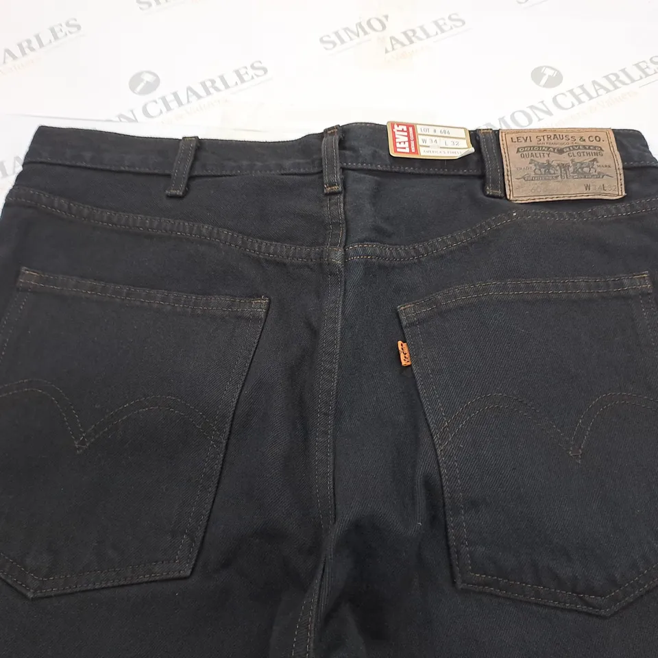 LEVIS VINTAGE 1969 JEANS IN BLACK - 34/32