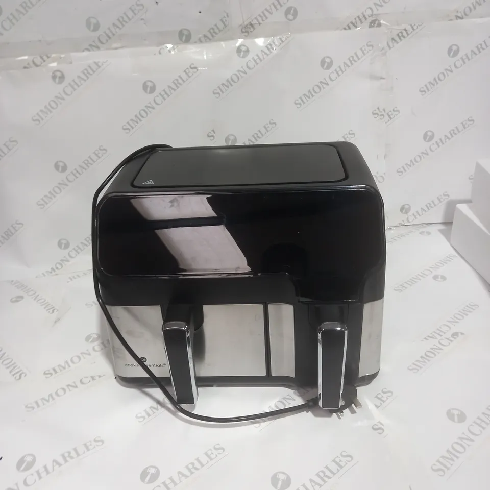 COOK'S ESSENTIALS 7.7L DUAL AIR FRYER 