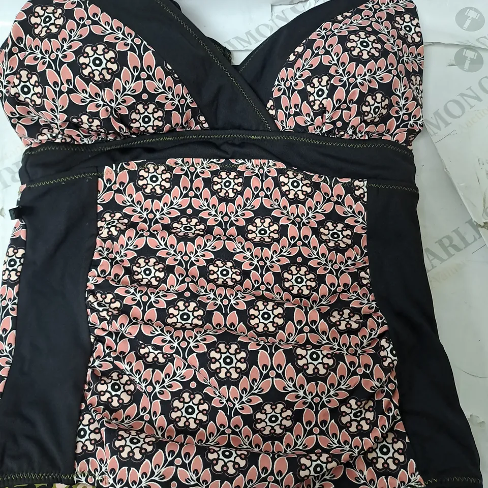 SUNSHINR SWIMSUIT BLACK MULTI SIZE 10 