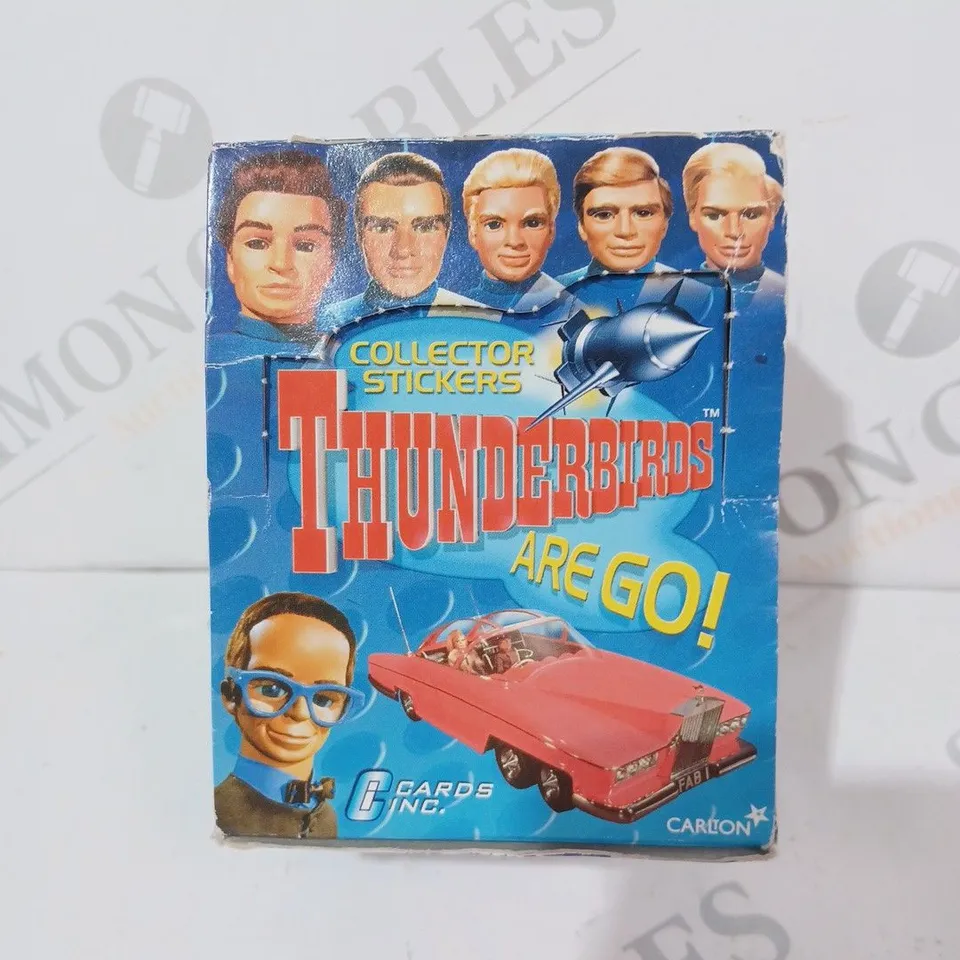 BOXED CARLTON COLLECTIBLE THUNDERBIRDS STICKER PACK