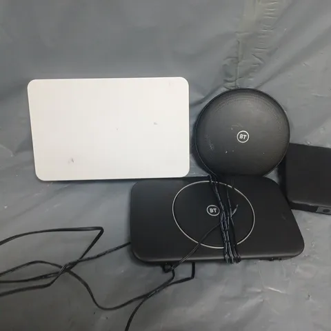 APPROXIMATELY 7 ASSORTED ROUTERS ITEMS TO INCLUDE BT, SKY, TECHNICOLOR, ETC
