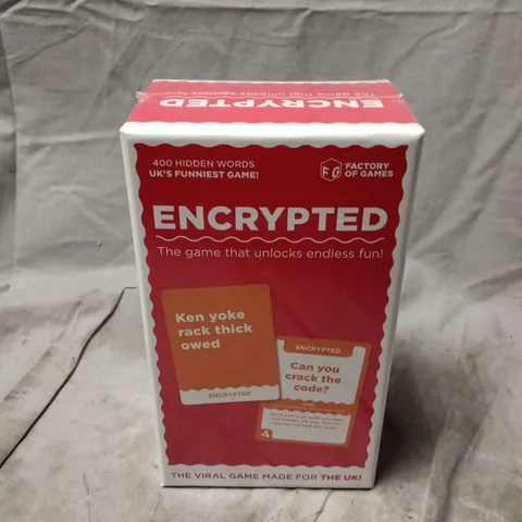 BOXED AND SEALED FACTORY OF GAMES ENCRYPTED GAME