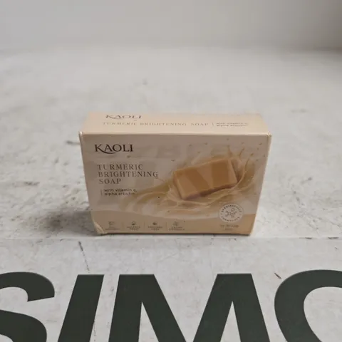 KAOLI TURMERIC BRIGHTENING SOAP