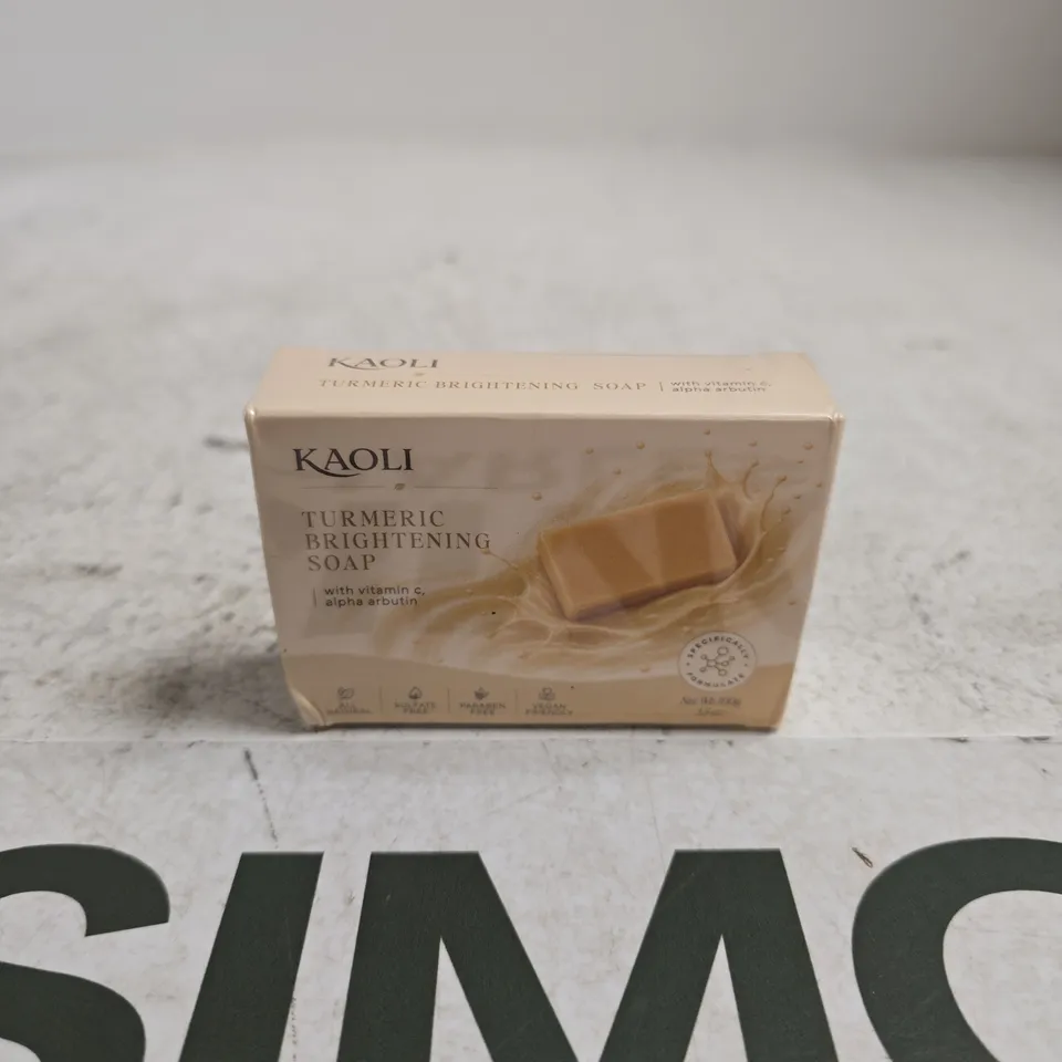 KAOLI TURMERIC BRIGHTENING SOAP