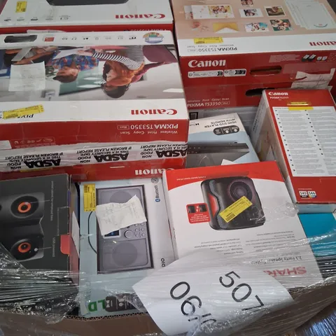 PALLET OF ASSORTED UNPROCESSED RAW RETURN ELECTRICAL PRODUCTS TO INCLUDE;