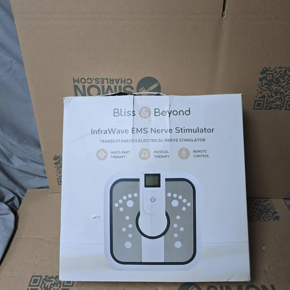 BLISS & BEYOND INFRAWAVE EMS NERVE STIMULATOR – BOXED
