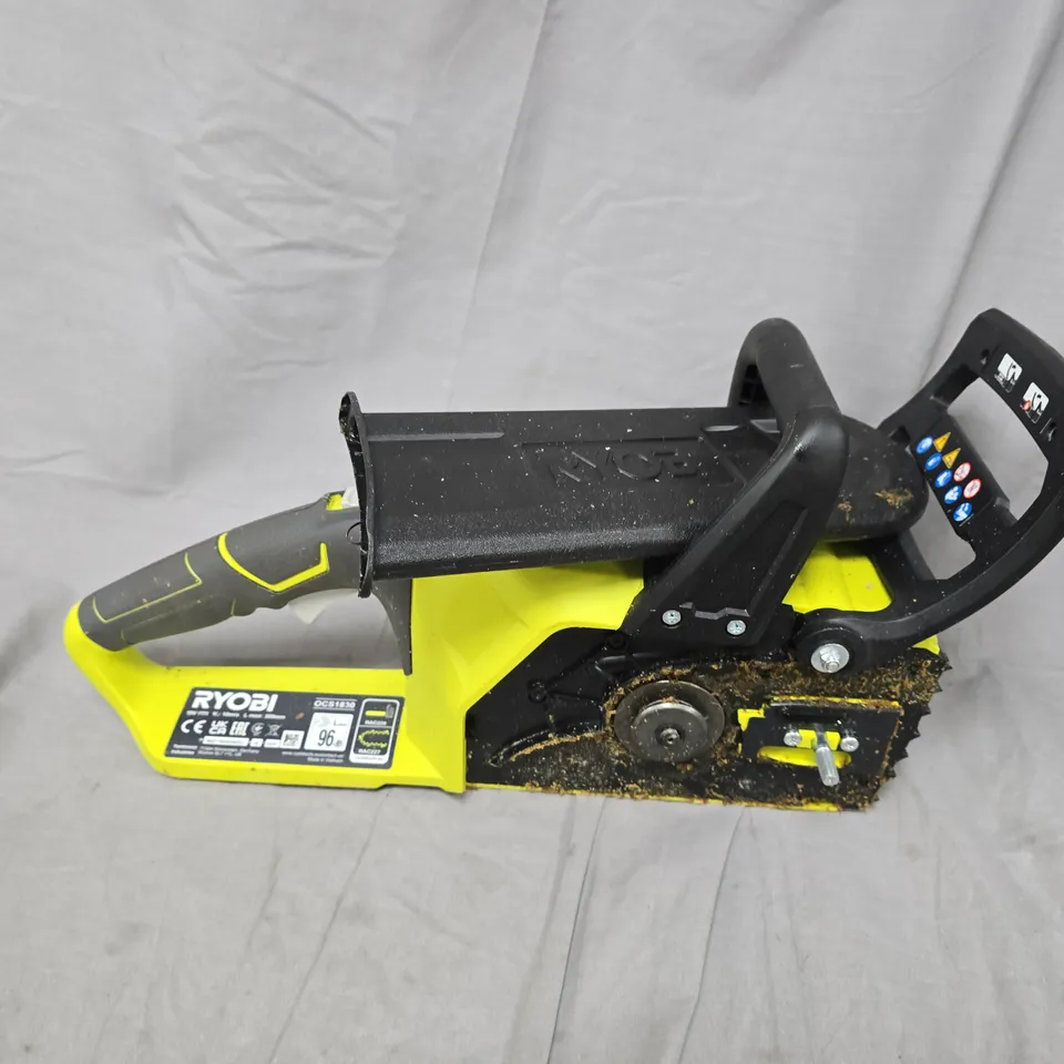 GRADE 1 RYOBI OCS1830 18V ONE CORDLESS CHAINSAW 