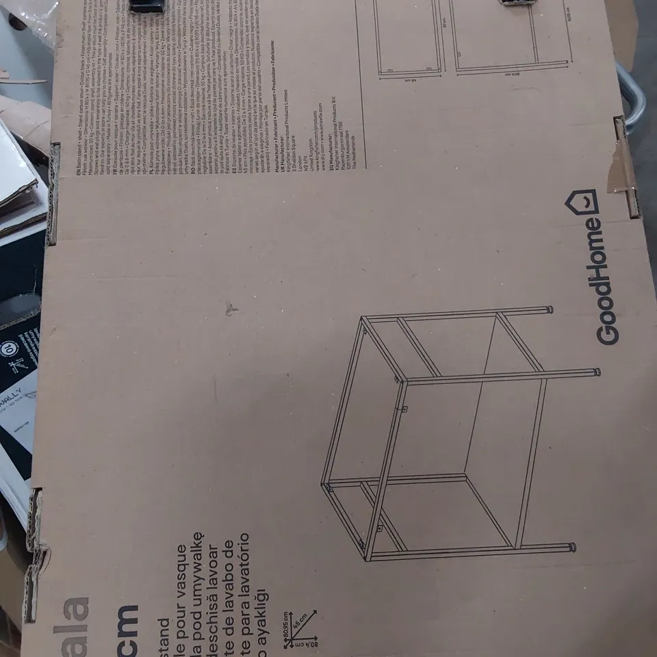 BOXED DUALA 80cm BASIN STAND