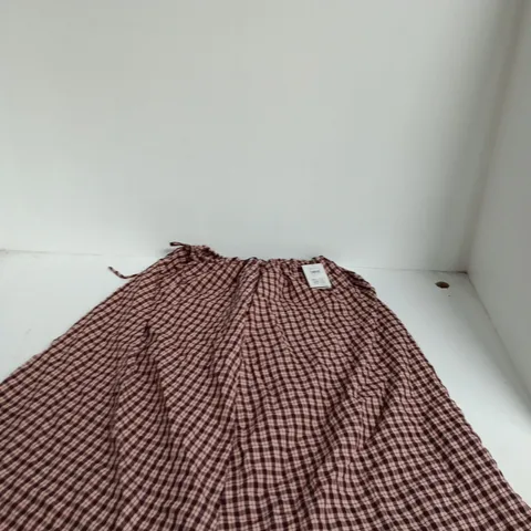 NOBODYS CHILD NAPLES MIDI DRESS β PINK CHECK, UK 10