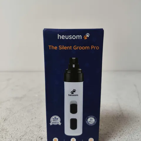 HEUSOM THE SILENT GROOM PRO PET GROOMING CLIPPERS – BOXED