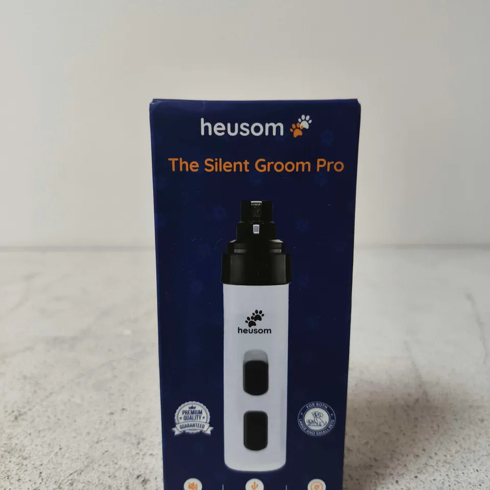 HEUSOM THE SILENT GROOM PRO PET GROOMING CLIPPERS – BOXED