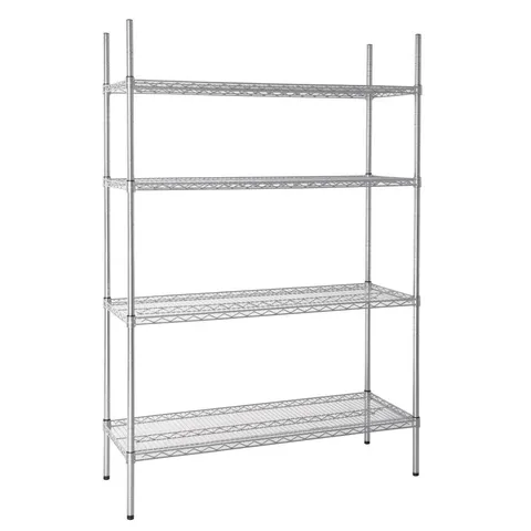 BOXED VOGUE 4 TIER WIRE SHELVING KIT