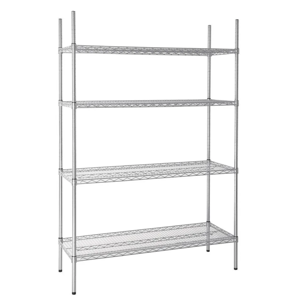 BOXED VOGUE 4 TIER WIRE SHELVING KIT