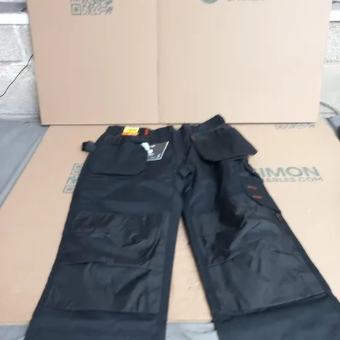 SCRUITS WORKER PLUS TROUSER 36R NAVY WORK TROUSERS