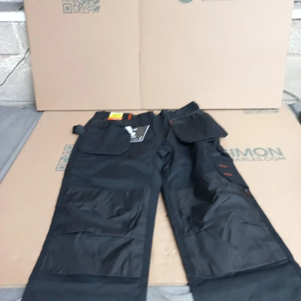 SCRUITS WORKER PLUS TROUSER 36R NAVY WORK TROUSERS