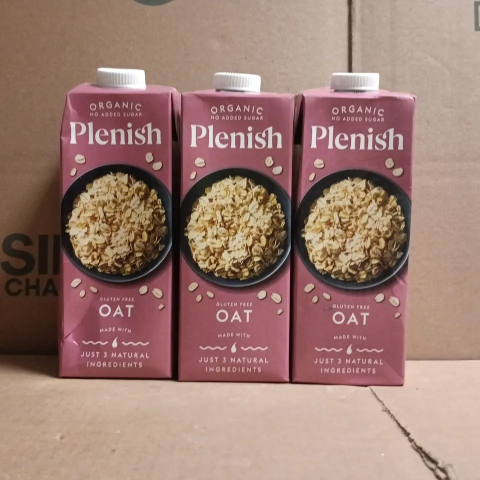 APPROXIMATELY 8 PLENISH GLUTEN FREE OAT DRINK (1L CARTONS)