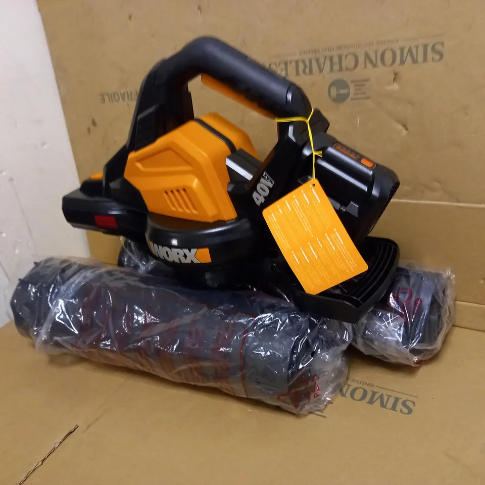 WORX WG583E.9 BRUSHLESS LEAF BLOWER/VACUUM