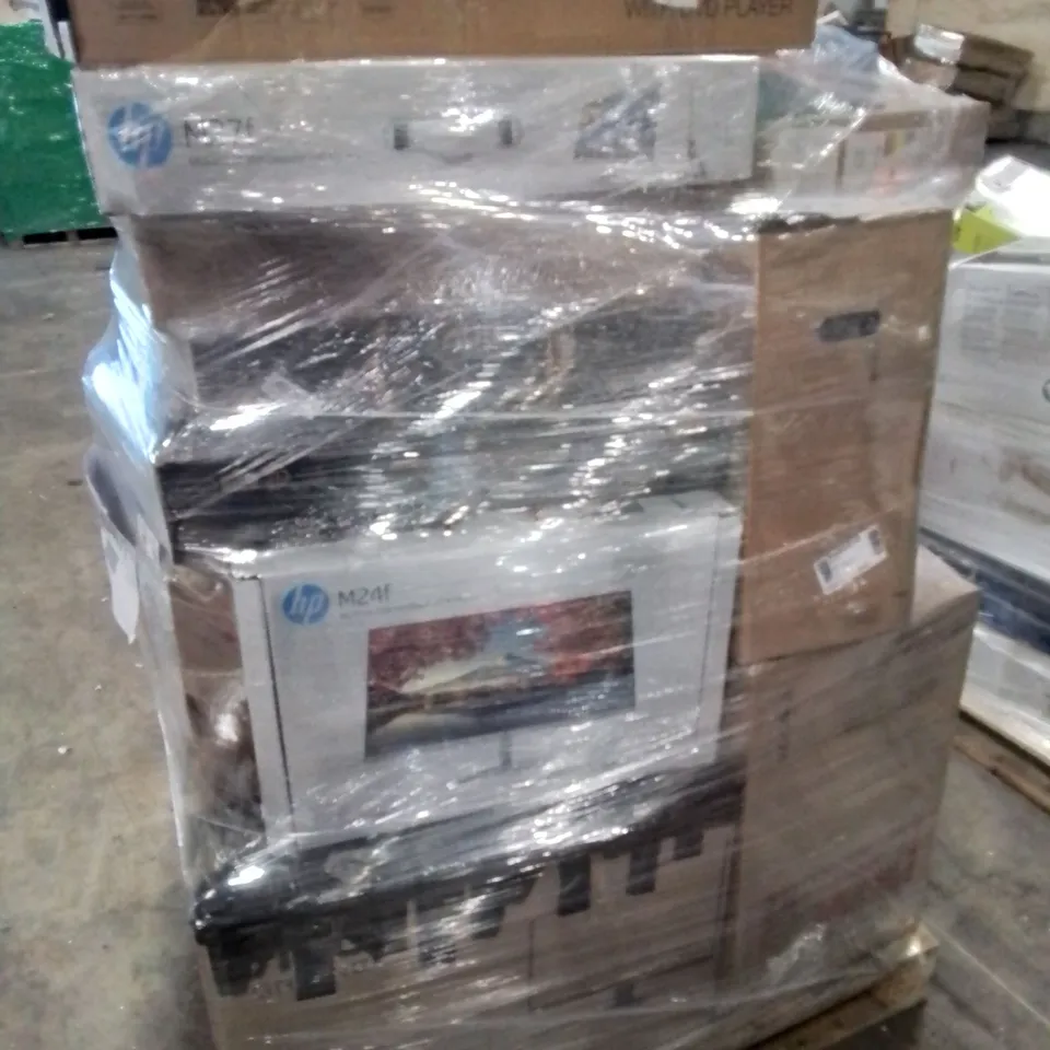 PALLET OF APPROXIMATELY 35 UNPROCESSED RAW RETURN MONITORS AND TELEVISIONS TO INCLUDE;