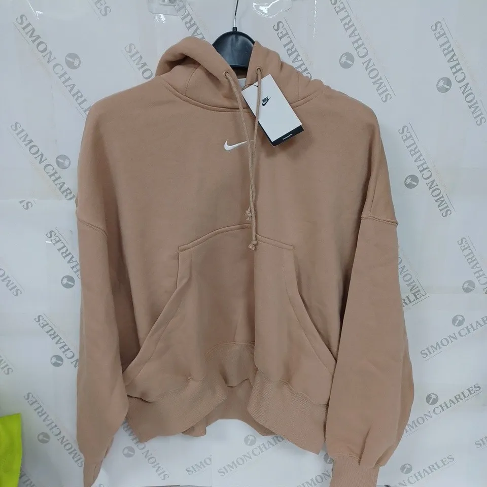 WOMENS NUDE NIKE JUMPER OVERSIZED FIT SIZE SMALL