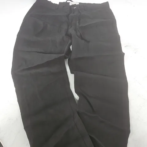 GANT RELAXED LINEN DS PANTS – BLACK, SIZE L