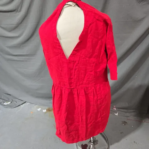 SEASALT CORNWALL RED DRESS – UK 12 (US 8, EUR 40)
