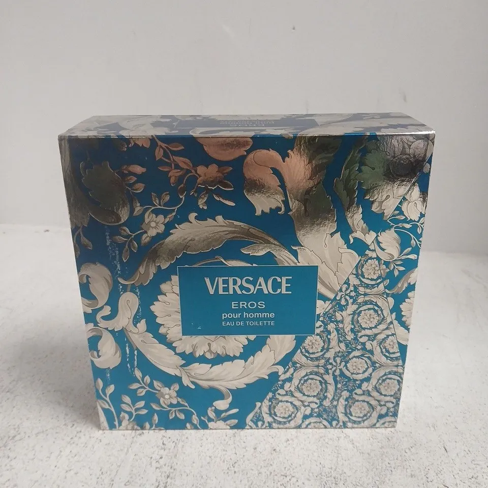 VERSACE EROS POUR HOMME GIFT SET – SHOWER GEL & EAU DE TOILETTE, BOXED