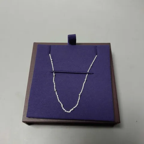 MONICA VINADER SMALL BEADED SILVER BRACELET 