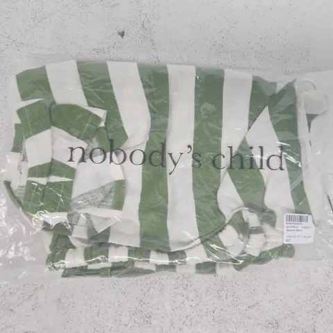 BAGGED NOBODY'S CHILD SHANNON SHORTS IN GREEN SIZE UK 14