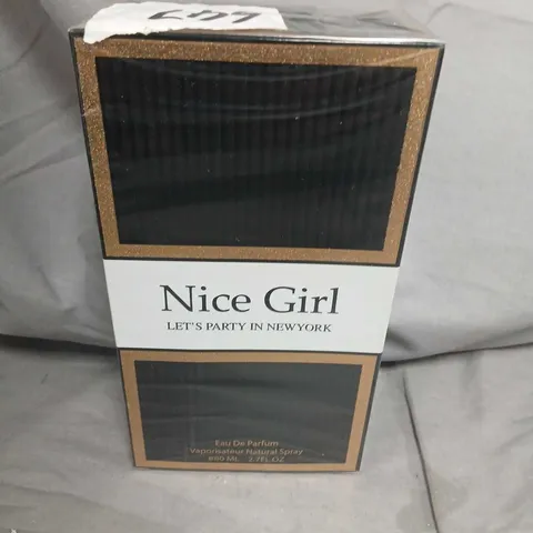 BOXED AND SEALED NICE GIRL LET'S PARTY IN NEW YORK EAU DE PARFUM 80ML