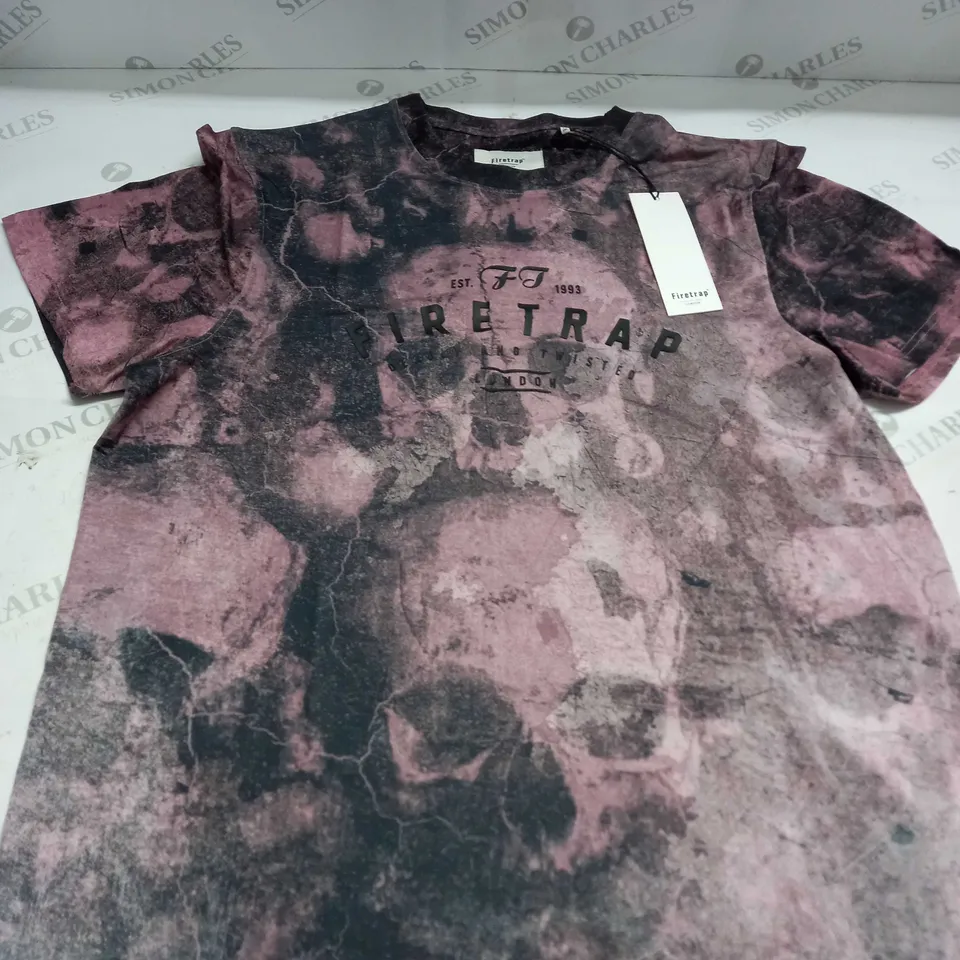 FIRETRAP BURG SKULL T-SHIRT SIZE XXL