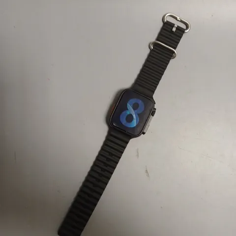 WATCH8 ULTRA RUBBER BAND SMART WATCH IN BLACK