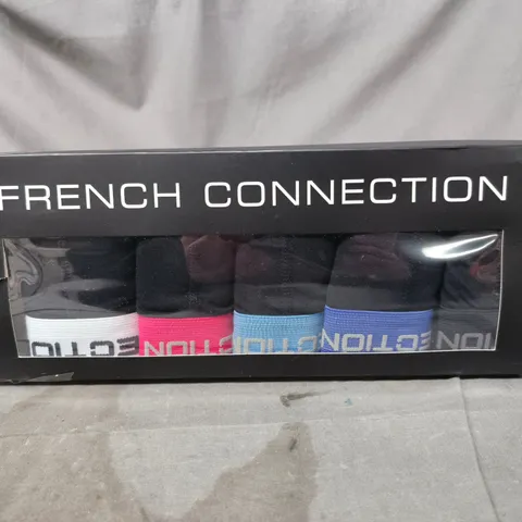 FRENCH CONNECTION 5-PACK BOXERS – MULTI-COLOUR – UK SIZE M