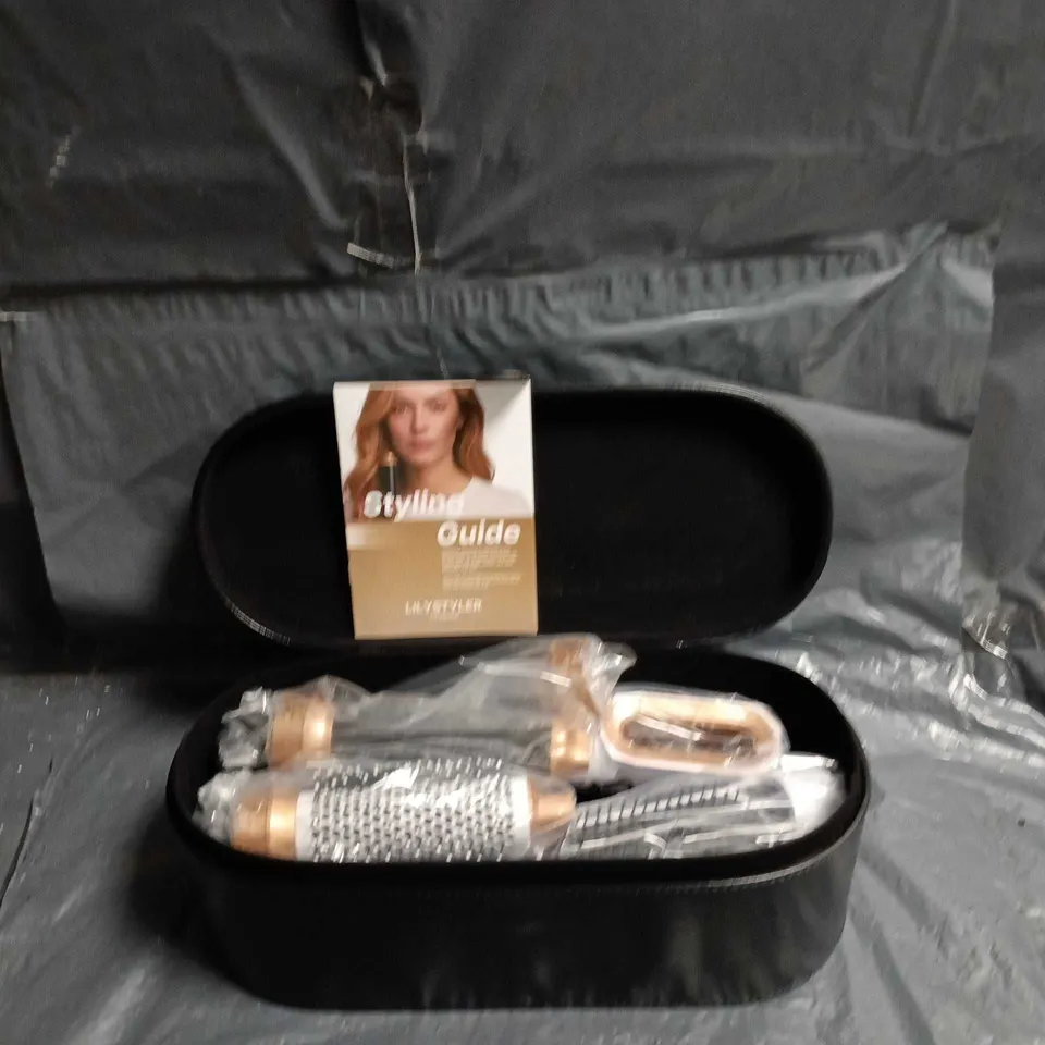 LILYSTYLER HAIR STYLING KIT WITH TWO TOOLS IN BLACK CASE – STYLE GUIDE INCLUDED