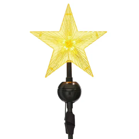 SANTA EXPRESS STAR ROTATING TREE TOPPER