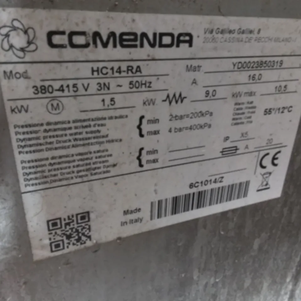 COMENDA HC14-RA HOOD DISHWASHER