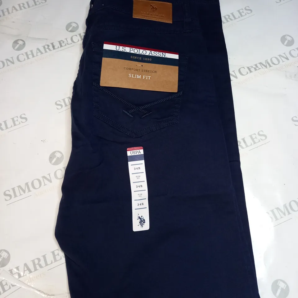 U.S. POLO ASSN SLIM FIT CHINOS SIZE 34R