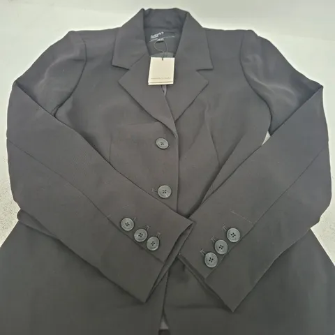NOBODY'S CHILD WOMEN'S CINCHED CREPE BLAZER – BLACK, UK 10 