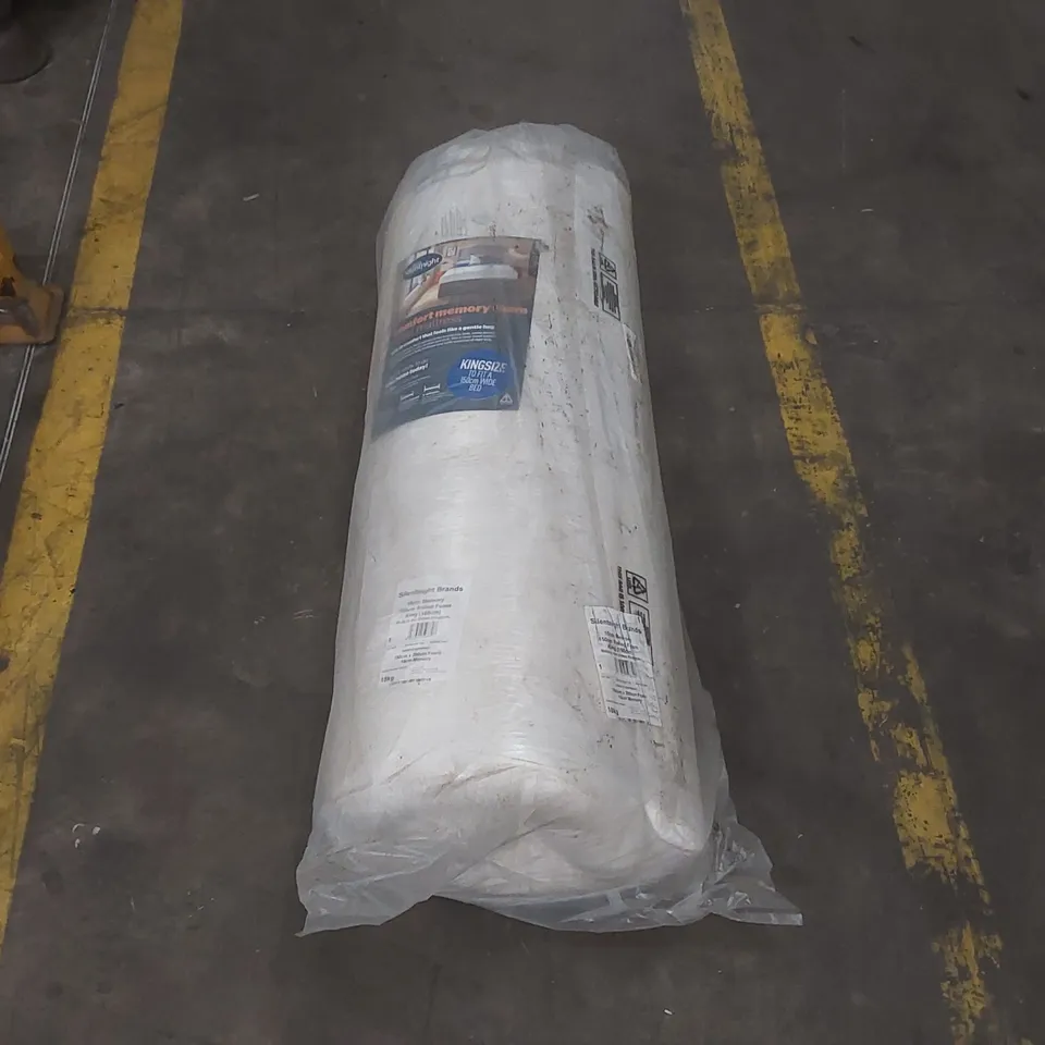 QUALITY BAGGED AND ROLLED SILENTNIGHT MEMORY FOAM 5' KING SIZE MATTRESS 