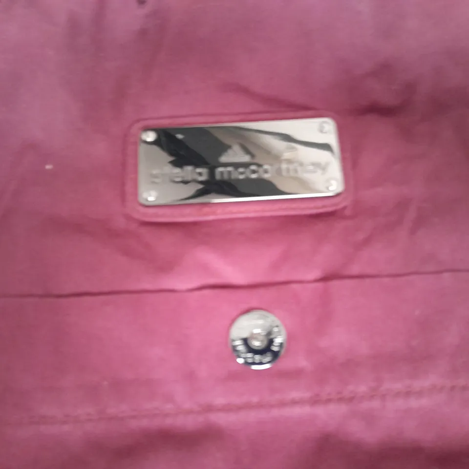 STELLA MCCARTNEY BURGHUNDY SATCHEL BAG