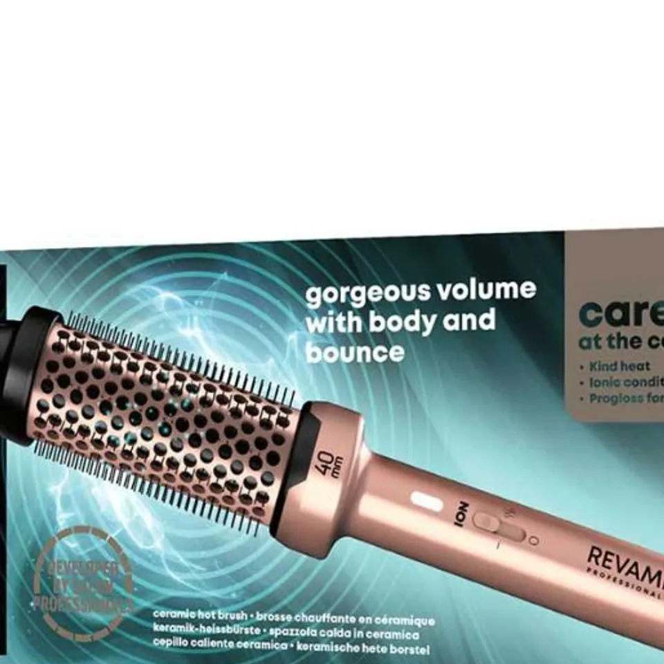 BOXED REVAMP PROFESSIONAL CERAMIC 40MM HOT BRUSH