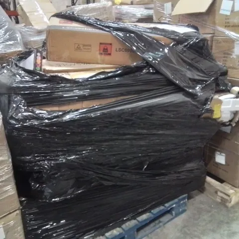 PALLET OF ASSORTED HOUSEHOLD GOODS AND PRODUCTS TO INCLUDE;STORAGE CABINET,PATIO UMBRELLA,NIGHT LIGHTS 